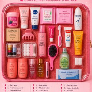 Mini Viagem - necessaire de viagem